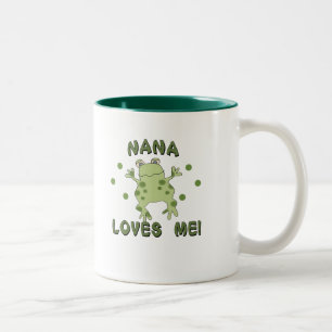 Nana-Lieben ich Frosch Zweifarbige Tasse
