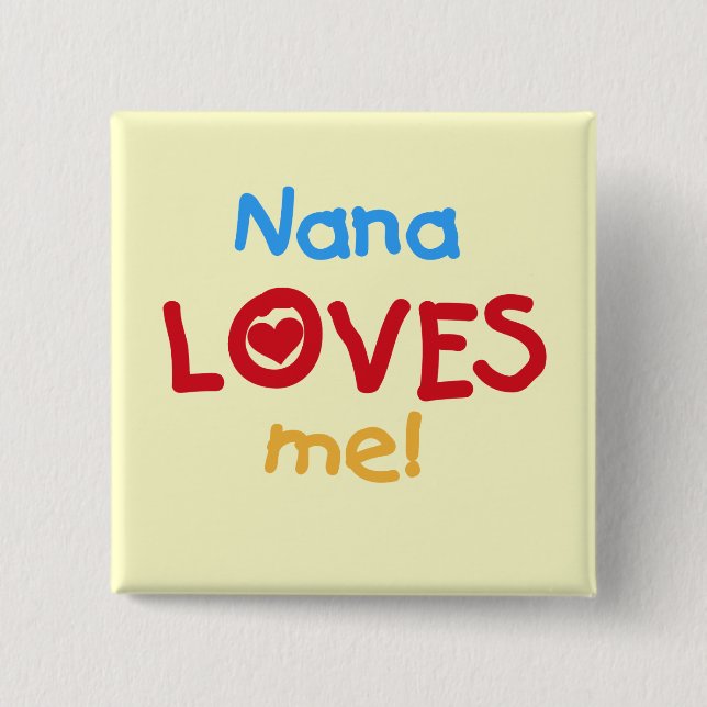 Nana Lieben Me T - Shirt und Geschenke Button (Vorderseite)