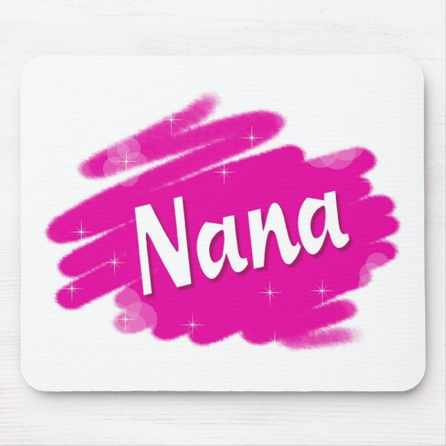 Nana Lieben Pink Mousepad (Vorne)