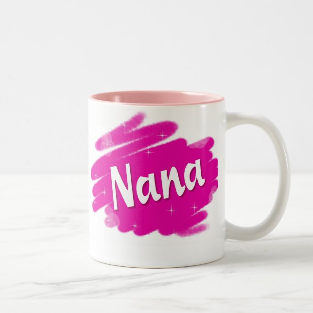Nana Lieben Pink Zweifarbige Tasse (Rechts)