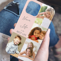 Nana Life ist das beste Leben 4 Foto Collage Pink