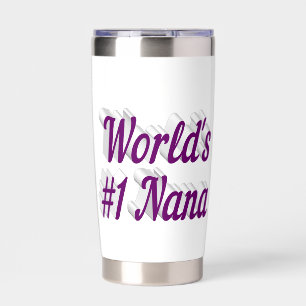 Nana lila Halbtext Thermobecher