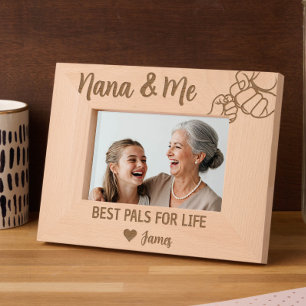 Nana & Me - Best Pals for Life von Enkelkind Geätzte Rahmen