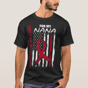 Nana Multiples Myelom-Bewusstsein Amerikanische Fl T-Shirt