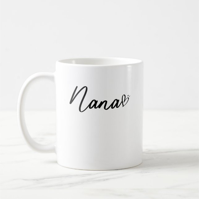 Nana, Pregnancy Annoucement Großeltern, Best Nana Kaffeetasse (Links)