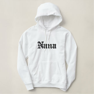 Nana-PulloverHoodie Bestickter Hoodie