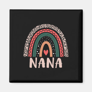 Nana Rainbow Grandma Oma Frauen Mütter Tag Magnet