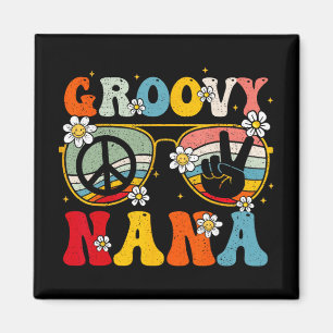 Nana Retro Matching Family 70er Oma Mütter Day Magnet