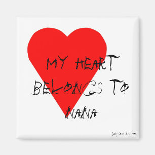 Nana s Herz-Magnet Magnet