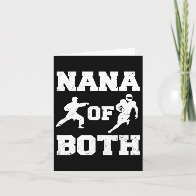Nana sowohl der sonnige Fußball als auch Karate Na Karte (Vorderseite)