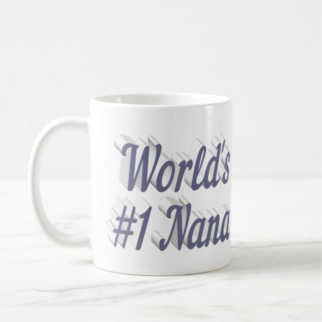 Nana-Tasse für graue Halbtextkaffee Kaffeetasse (Links)