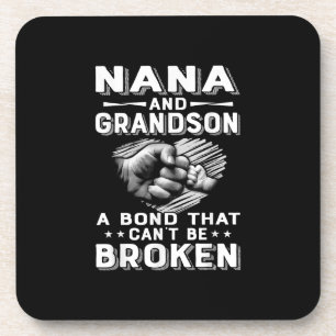 Nana und Grandson eine Anleihe, die nicht zerbroch Getränkeuntersetzer