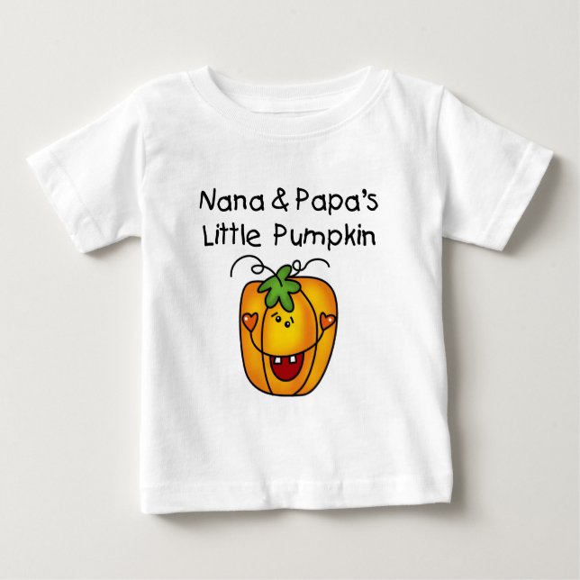 Nana und Papas kleine Kürbis-T - Shirt (Vorderseite)