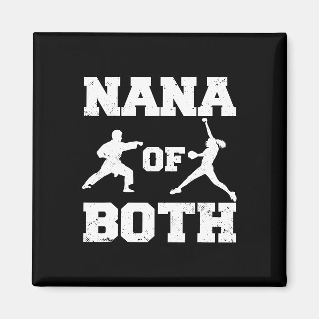 Nana von beiden lustigen Softll und Karate Nana Magnet (Vorne)