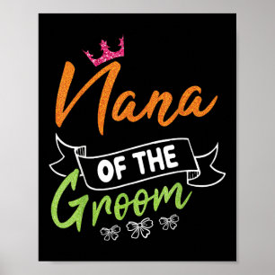 Nana von der Groom Bride glücklich Hochzeit Marry  Poster