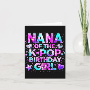 Nana von The K-p Birthday Girls Koreanischer Musik Karte