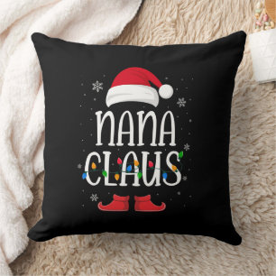 Nana Weihnachtsmannhut mit Xmas-Licht Weihnachten Kissen