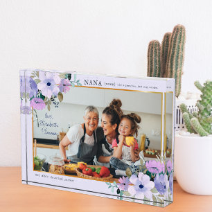Nana Wie eine Oma nur Cooler Foto Block