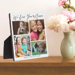 Nana Wir Liebe Sie | Großkinder 4 FotoCollage Fotoplatte<br><div class="desc">Nana Wir Liebe Sie | Grandkids 4 Foto Collage Plaque — Machen Sie Ihr eigenes 4-Bild personalisiert mit 4 Fotos und Namen von 4 Enkelkindern. Schenkt Großmutter ein wertvolles Sake zum Geburtstag,  zum Muttertag,  zum Großelterntag und zu anderen besonderen Tagen.</div>