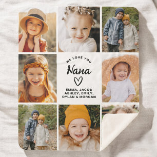 Nana Wir Liebe Sie hören Moderne FotoCollage Sherpadecke
