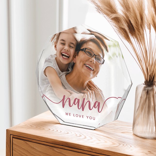 Nana Wir Liebe Sie | Oma Script Overlay Fotoblock (Von Creator hochgeladen)