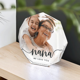 Nana Wir Liebe Sie | Oma Script Overlay Fotoblock