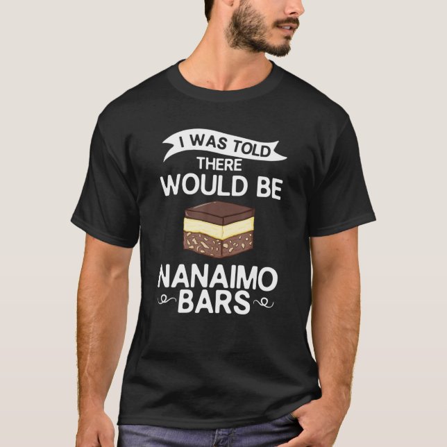 Nanaimo Bar Canada Mix Kanadisches Dessert T-Shirt (Vorderseite)