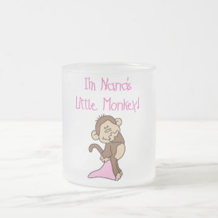 Nanas Affe - rosa T - Shirts und Geschenke Mattglastasse