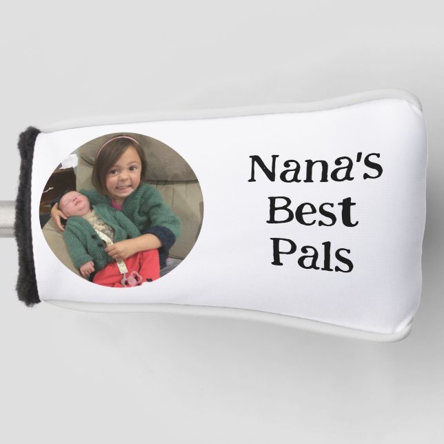 Nanas beste Pal(s) Foto-Putter-Abdeckung Golf Headcover (Vorderseite)