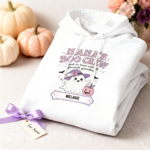 Nanas Boo Crew 1 Enkelname Halloween-Geist Hoodie
