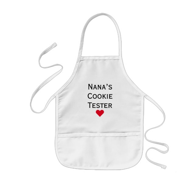 Nana's Cookie Tester Grandkids Kinderschürze (Vorne)