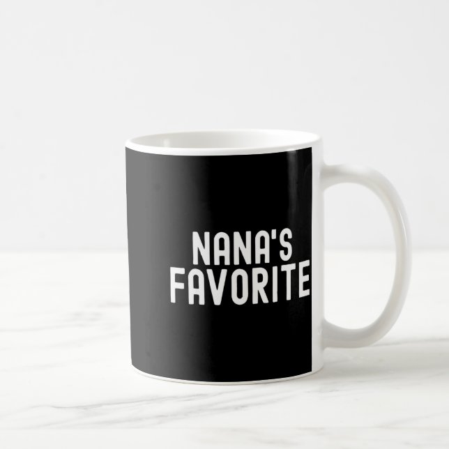 Nana's Favorite Family Baby Granhild Quote Family  Kaffeetasse (Rechts)