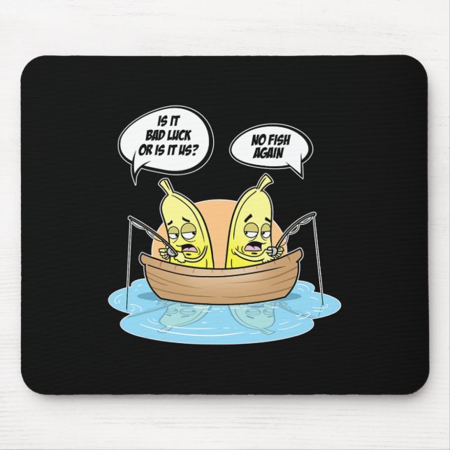 Nanas Fischerei Fischer ist es Glück oder wir Mousepad (Vorne)