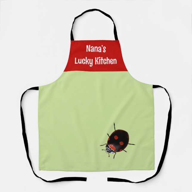Nanas Glücksküchen-Marienkäfer Schürze (Vorderseite)