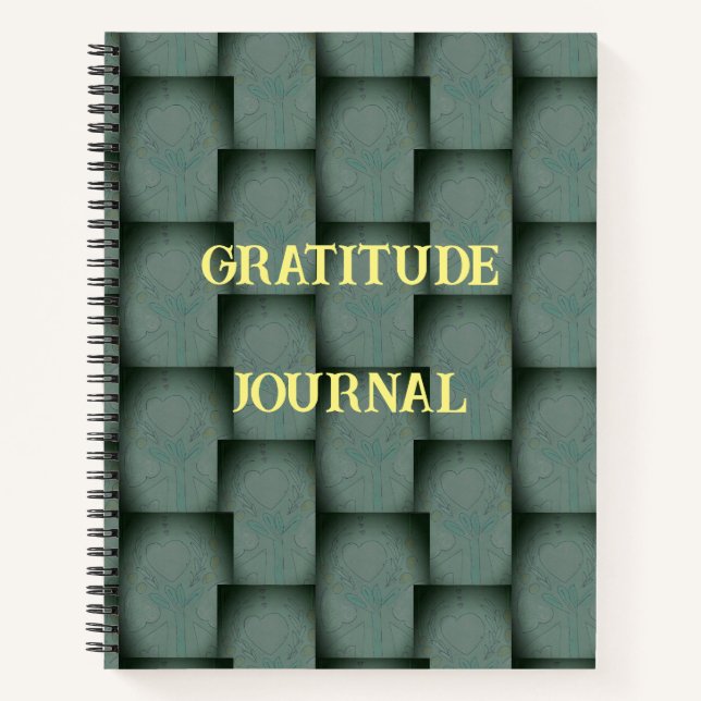 Nana's Hearts Gratitude Journal Notizbuch (Vorderseite)