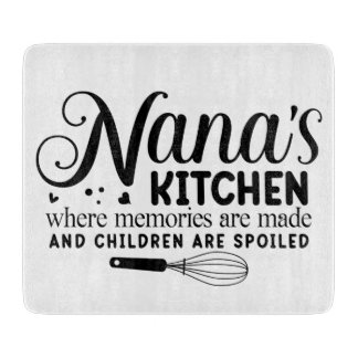 Nana's Kitchen Glass Cutting Board Schneidebrett
