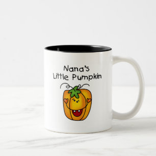 Nana's kleine Kürbis-T - Shirt und Geschenke Zweifarbige Tasse