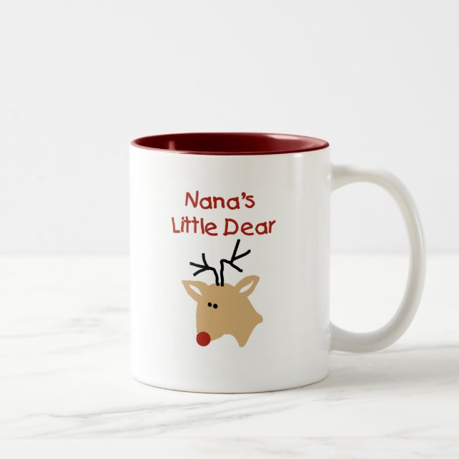 Nanas liebenswerte Hemden und Geschenke Zweifarbige Tasse (Rechts)