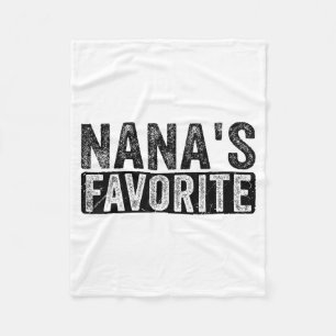 Nanas Lieblingszitat der süßen Familie Granhild St Fleecedecke