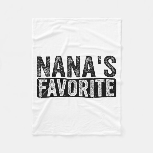 Nanas Lieblingszitat der süßen Familie Granhild St Fleecedecke (Vorderseite)