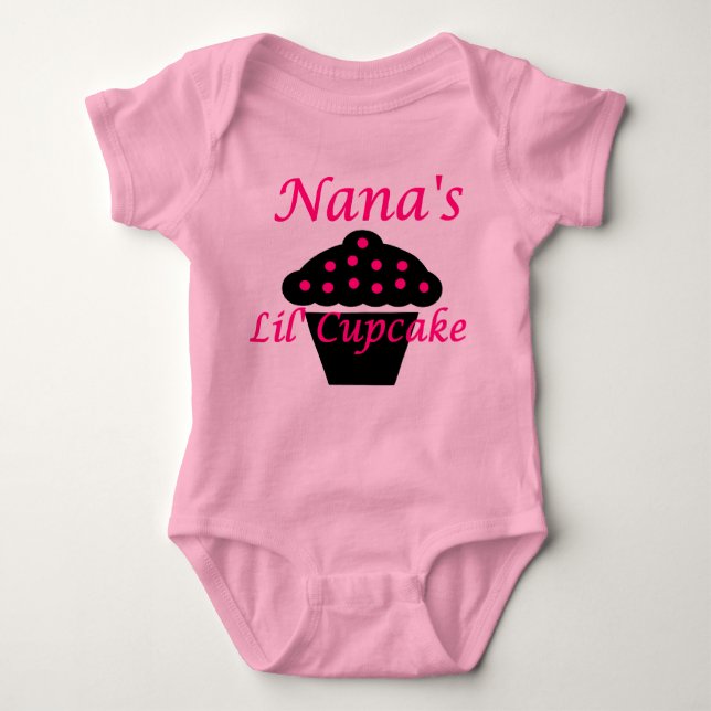 Nana's Lil Cupcake Baby Strampler (Vorderseite)