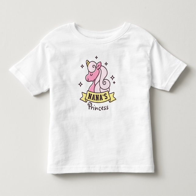 Nanas Prinzessin Girls Shirt (Vorderseite)