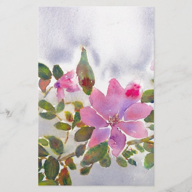 Nanas Rose Briefpapier (Vorderseite)