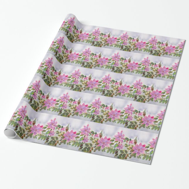 Nanas Rose Geschenkpapier (Ungerollt)