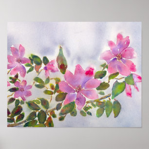 Nanas Rose Poster