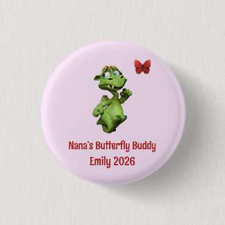 Nanas Schmetterlingsfreundin Benutzerdefinierter M Button