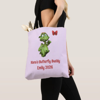Nanas Schmetterlingsfreundin Benutzerdefinierter M Tasche