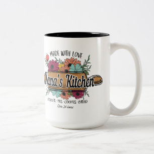 Nana's Tasse, Geschenk für Großmutter, Muttertagsg Zweifarbige Tasse