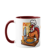 Nanas Truthahn-Kochmützen-Tasse zum Erntedankfest