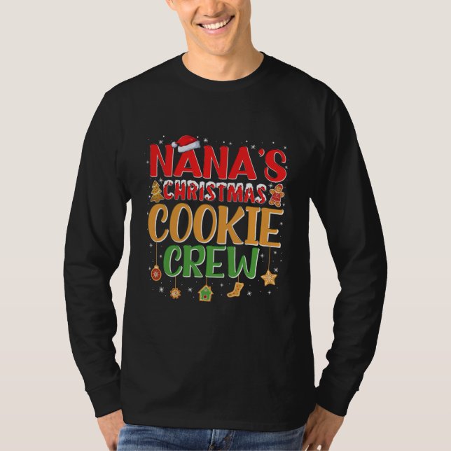 Nanas Weihnachtskekse-Crew für Großkinder T-Shirt (Vorderseite)